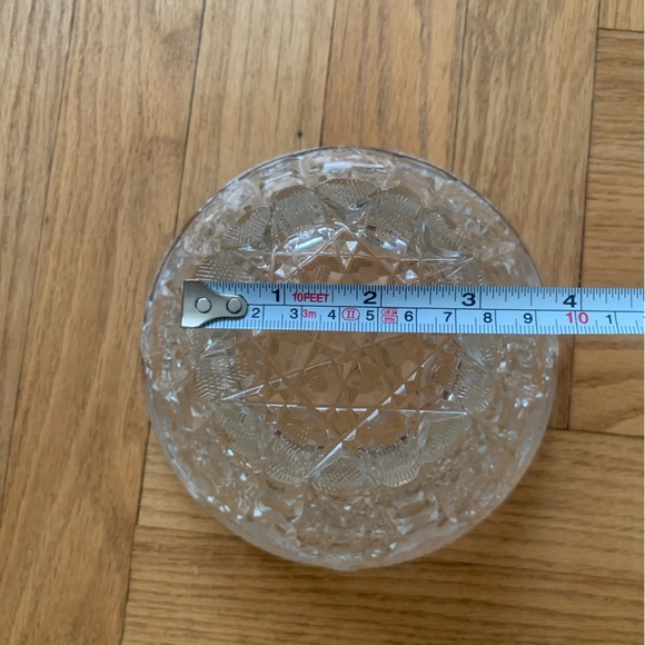 Vintage Bohemian Crystal Bowl - 7 inches - Picture 8 of 13